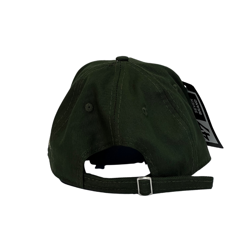 Boné Destroyed New York Yankees - Cor Verde Militar  Logo Dourado